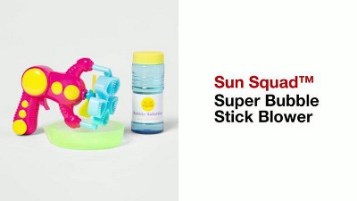 Bubble Play 7-in-1 Magic Bouncing Bubble Mega Set Includes [3] Mini  Blowers, [2] 8oz Solution Refills, Blaster Gun, Handheld Fan, Jumbo Wand,  Bouncy Game Paddle, Glove, Blower Tool, Trays & More - Toys 4 U