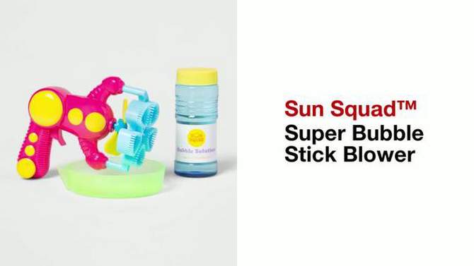 Super Bubble Stick Blower - Sun Squad&#8482;, 2 of 9, play video