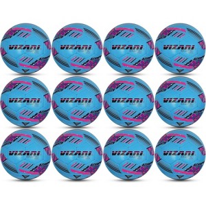 Vizari Pack of 12 Reflect Pro Soccer Hand-Stitched Shiny TPU Cover Ball for Boys, Girls and Adults - 1 of 4