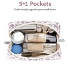 Narwey Small Cute Floral Makeup Bag for Purse Mini Cosmetic Bag - 2 of 3