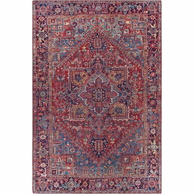 Hauteloom Ronneby Red Traditional Area Rug
