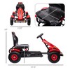 JANSNO Pedal Go Kart - Outdoor Ride-On Toy for Kids 5-12 with Adjustable Seat, Handbrake, Non-Slip Rubber Wheels - 4 of 4