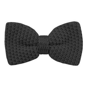 Men's Solid Color Knit 2.75 W And 4.75 L Inch Pre-Tied adjustable Bow Ties - 1 of 3