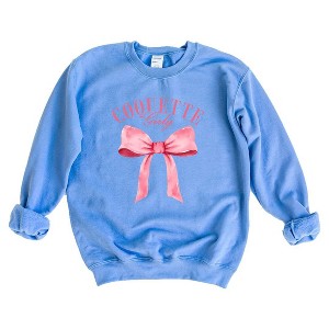 Simply Sage Market Women's Graphic Sweatshirt Coquette Girly - 1 of 3