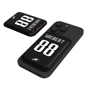 Keyscaper NFL Philadelphia Eagles Players Game Tactic Black Magnetic Credit Card Wallet - 1 of 3
