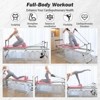 Pink Pilates Reformer Machine 77.5" Foldable Pilates Equipment for Home Gym Workout,Pink Adjustability Pilates Workout Equipment with Resistance Ropes - 2 of 4