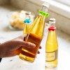 TrueZoo Beernoculars Beer Bottle Markers, Beer Goggles Labels, Rubber Bottle Labels, Drink Identification, Set of 6 - 2 of 4