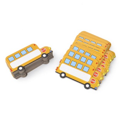 26ct Magnetic Alphabets and Numbers and 10ct Magnetic Picture Pockets and 26ct Dry Erase Magnets Buses - Bullseye's Playground™