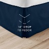 Premium Pleated Dust Ruffle Bed Skirt - Easy Fit - Becky Cameron - 3 of 4