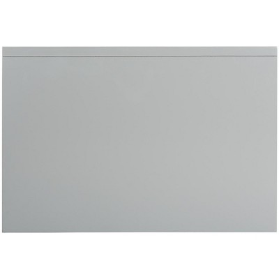 Raina Transitional Greek Key 3-Drawer Nightstand in Grey