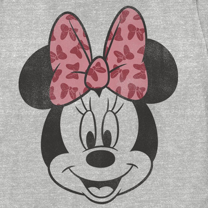 Women's Mickey & Friends Cheetah Print Minnie Mouse Bow T-Shirt, 2 of 5
