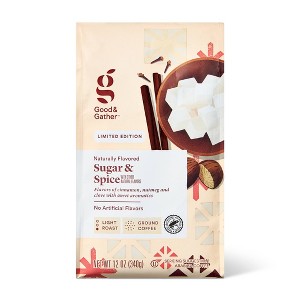 Naturally Flavored Sugar & Spice with Other Natural Flavors Ground Coffee - 12oz - Good & Gather™ - 1 of 4