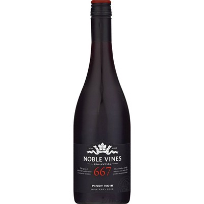 Noble Vines Pinot Noir Red Wine - 750ml Bottle