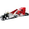 Peterbilt 379 Tow Truck Black with Peterbilt 387 Truck Tractor Red Set of 2 pieces 1/32 Diecast Model by New Ray - 2 of 4