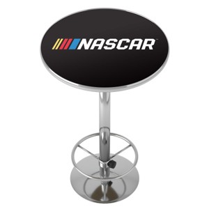 NASCAR Logo Bar Table with Footrest - 1 of 4