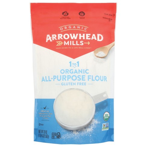 Arrowhead Mills Organic All Purpose Flour - Gluten Free 20 Oz Pkg : Target