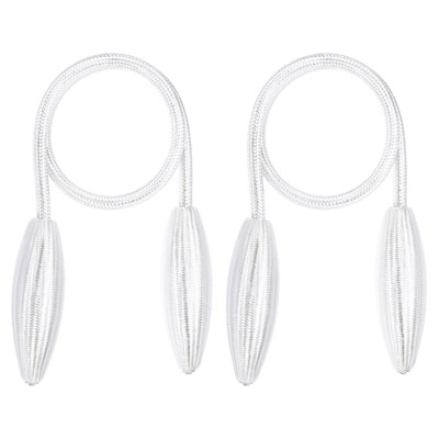 Unique Bargains Home Decorative Window Drape Curtain Tiebacks Clips