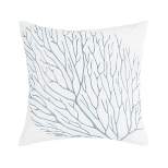 C&F Home Coral Embroidered Throw Pillow