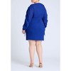 ELOQUII Women's Plus Size Plisse Mini Dress - 3 of 3
