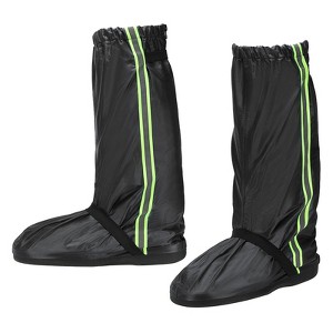 Unique Bargains Waterproof Outdoor Protective Zipper Non-Slip Shoe Gaiters 1 Pair - 1 of 4