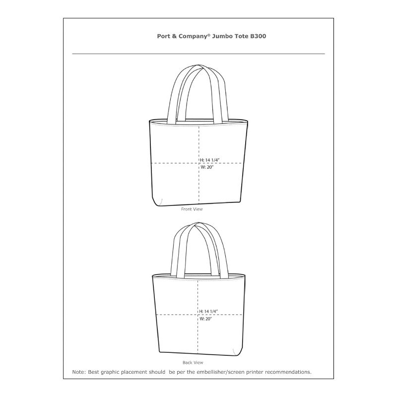 Idea Spacious Everyday Shopping Travel Bag Jumbo Tote Bag Durable Twill - Eco Friendly Set of 2, 5 of 6