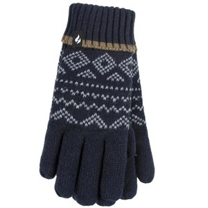 Heat Holders® Men's Mendip Gloves | Insulated Cold Gear Gloves | Advanced Thermal Yarn | Warm, Soft + Comfortable | Plush Lining | Winter Accessories | Men + Women’s Gift - 1 of 2