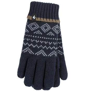 Heat Holders® Men's Mendip Gloves | Insulated Cold Gear Gloves | Advanced Thermal Yarn | Warm, Soft + Comfortable | Plush Lining | Winter Accessories | Men + Women’s Gift