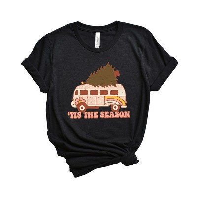 Simply Sage Market Women's Hippie Tis The Season Short Sleeve Graphic Tee