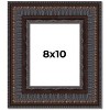 PosterPalooza | Photo Size 3.5" Wide Ornate Brown Frame - UV Acrylic, Foam Board Backing, Hanging Hardware - 2 of 4