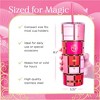Dragon Glassware x WICKED 24 oz Vacuum Insulated Tumbler with Lid and Straws Glinda - 3 of 4