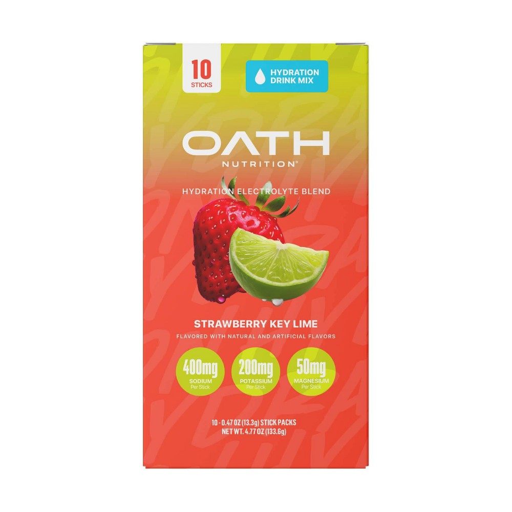 Oath Nutrition 10pk Hydration - Strawberry Key Lime