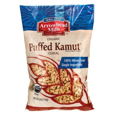 Arrowhead Mills Organic Puffed Kamut Cereal 6 oz Pkg.