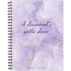 Willow Creek Press A Diamond Gotta Shine Academic July 2025 - June 2026 6.5"x8.5" Weekly Monthly Softcover Planner - 1 of 4