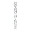 Pompeii3 1 1/2Ct Natural Diamond Certified Eternity Ring Wedding 14k White Gold Size 4 - Size 4 - 2 of 4