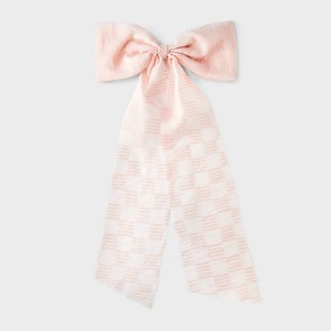 Checkered Bow Hair Clip - Wild Fable™ - 1 of 3