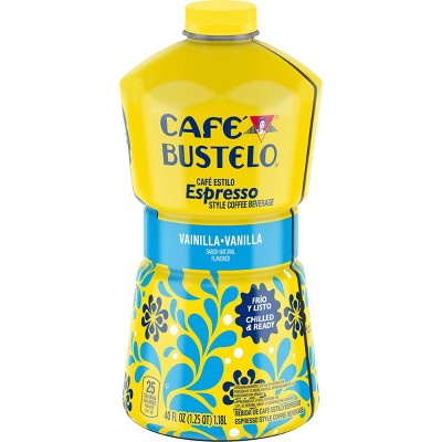 Café Bustelo Vanilla Flavored Espresso-style Iced Coffee - 40 Fl Oz ...