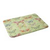 Deny Designs Pimlada Phuapradit Pastel Butterflies Memory Foam Bath Rug: Microfiber, Machine Washable, 1'9"x2'10" - 2 of 4