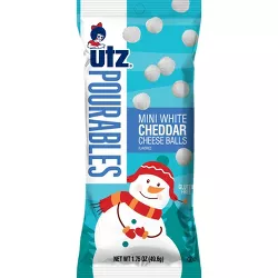 Utz Holiday White Cheddar Mini Cheeseballs - 1.75oz
