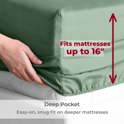 King Sage Microfiber Deep Pocket Sheet Set