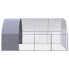 vidaXL Chicken Coop Silver Galvanized Steel Large Durable Chicken Coop - 3 of 4