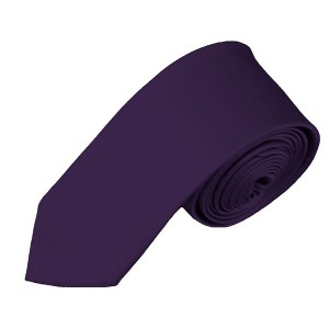 Boy's Solid Color 2.75 Inch Wide And 48 Inch Long Neckties - 1 of 4