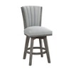 NicBex Dining Chairs Set of 2 Pub Height Chairs Seat Tufted Fabric with Solid Wood Frame for Kitchen,Gray - 4 of 4
