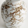 Plum & Post Province Empress Lidded Ginger Jar - Brown & White Ceramic - 4 of 4