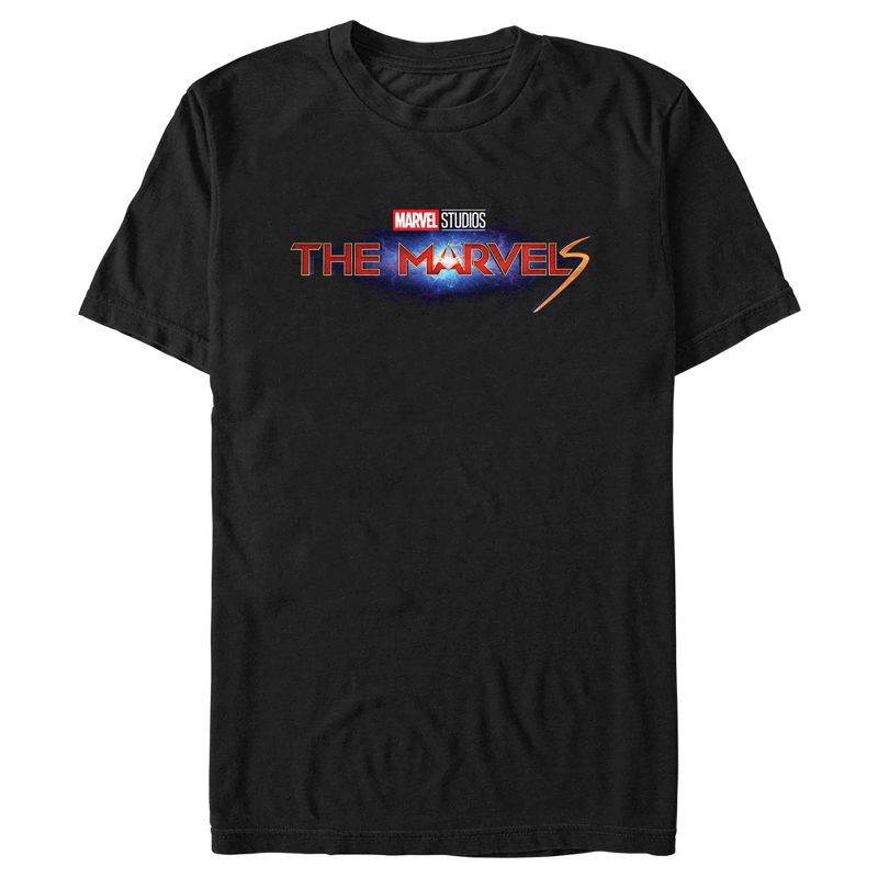 Men's The Marvels Movie Logo T-Shirt, 1 of 6