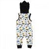 Kids Batman Symbols and Logos All Over Print Sleeveless Hooded Romper - 3 of 3