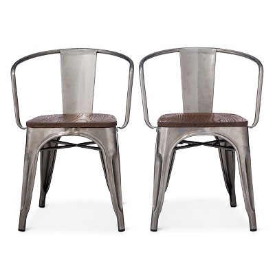 metal chairs target