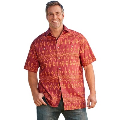 KingSize Men's Big & Tall Easy Care Woven Sport Shirt
