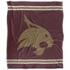 Texas State University Primary Logo Stripes Silky 50x60 Blanket, 1 Sided 50x60 - 2 of 4