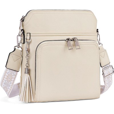 Crossbody Purse for Women Vegan Leather Medium Crossbody Wallet Bag for Travel Women Shoulder Handbags