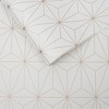 Prism White and Rose Gold Geometric Paste the Wall Wallpaper - image 3 of 4